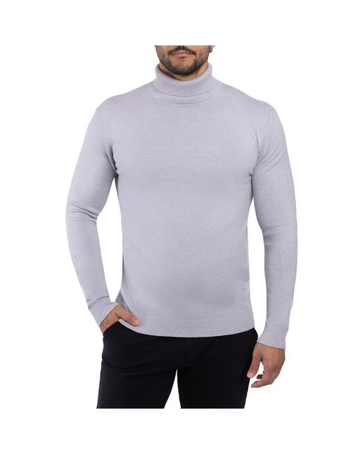 Xray Jeans Gray Turtleneck Pullover Sweater for men