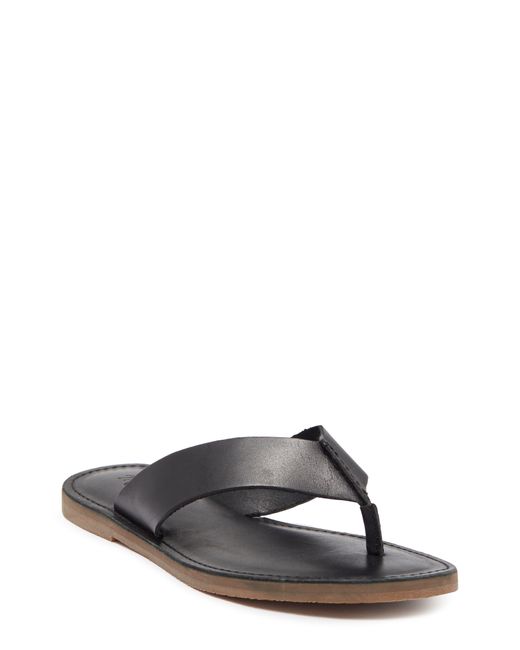 Madewell Leather Boardwalk Reva Thong Sandal in Black - Lyst