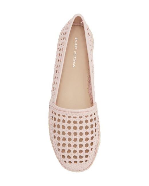 Stuart Weitzman Pink Freya Espadrille