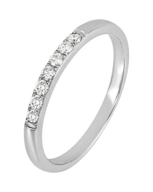 Bony Levy White Diamond Stacking Ring