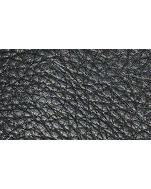 Cole Haan Black Faux Leather Bomber Jacket for men