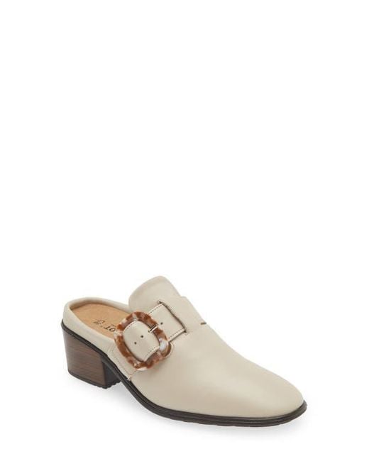 Naot White Choice Mule