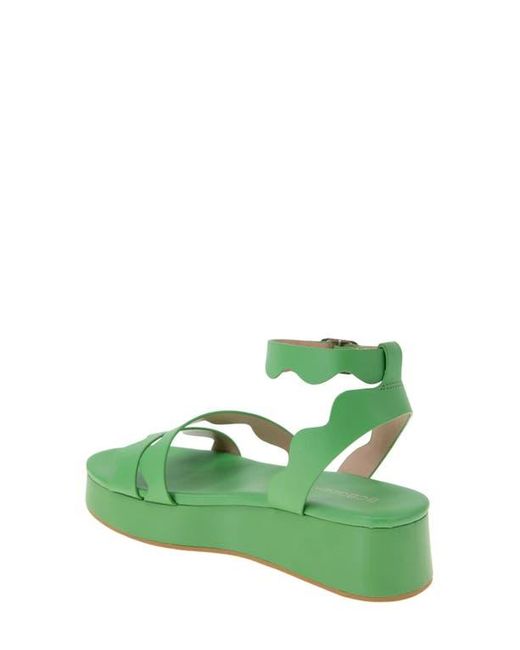 BCBGeneration Green Faye Strappy Platform Sandal