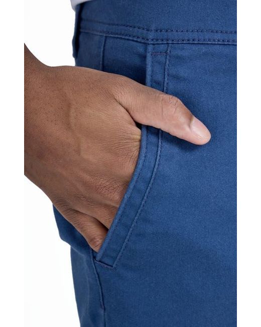 Xray Jeans Blue Stretch Cotton Polyester Commuter Chino Pants for men