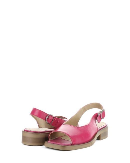 Bos. & Co. Pink Elena Slingback Flat