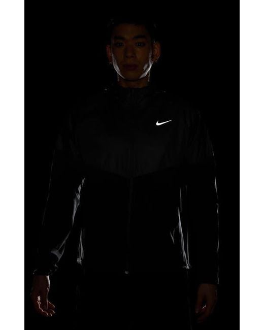 Nike Black Repel Winterized Running Jacket for men