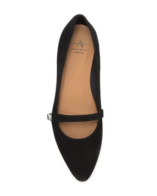 Aquatalia Black Priya Pointed Toe Pump