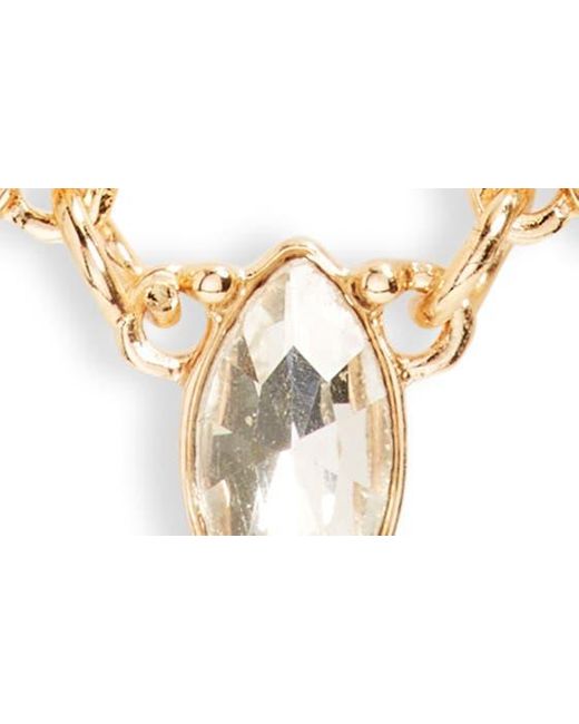 Nordstrom Metallic Marquise Frontal Collar Necklace