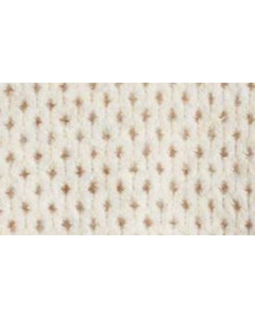 Wit & Wisdom Natural Open Stitch Cuffed Sweater