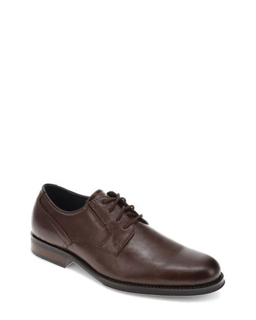 Dockers Brown Edgar Plain Toe Oxford for men
