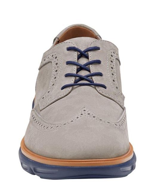 Johnston & Murphy White Larkin Wingtip Derby for men