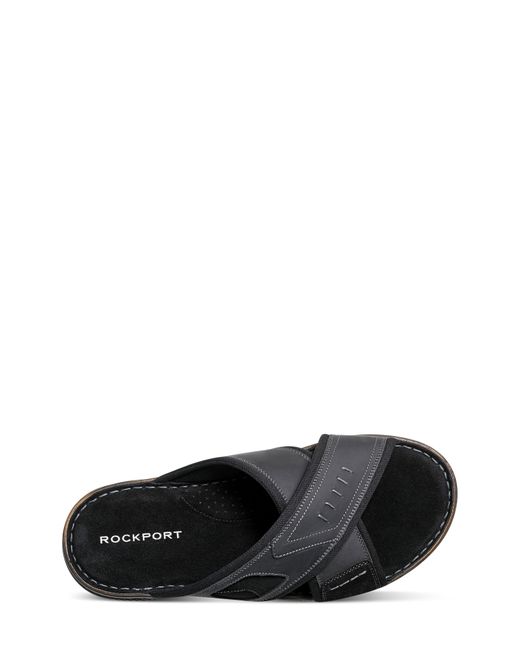 Rockport Black Jasper Slide Sandal for men