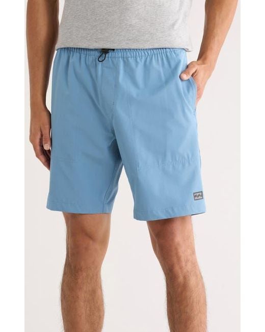 Billabong Blue Dexter Hybrid Shorts for men