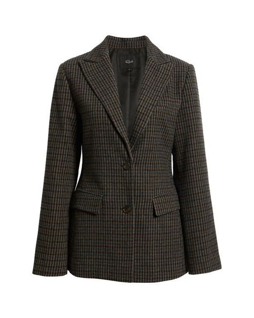 Rails Black Doris Plaid Blazer
