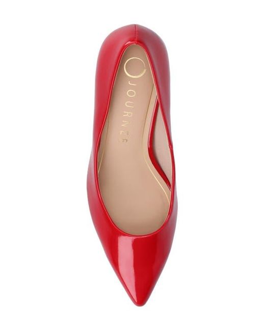 Journee Collection Red Scylee Pump