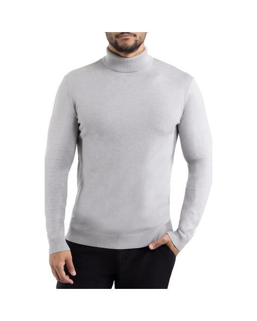 Xray Jeans Gray Turtleneck Pullover Sweater for men