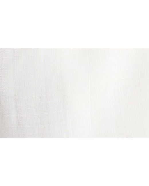 Helmut Lang White Flared Shorts