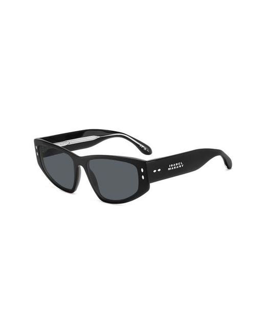 Isabel Marant Black 57Mm Rectangle Sunglasses
