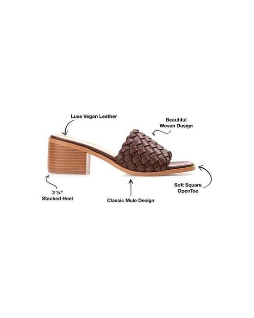 Journee Collection Brown Fylicia Mule