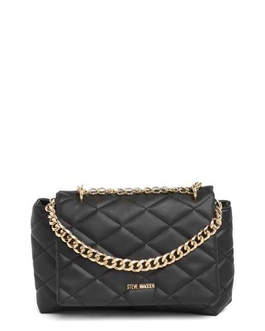 Steve Madden Colden Quilted Shoulder Bag in Black Lyst
