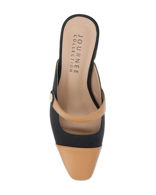 Journee Collection Black Dalla Pump