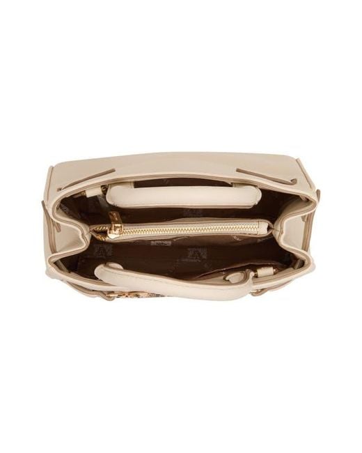 Anne Klein Natural Chain Trim Satchel