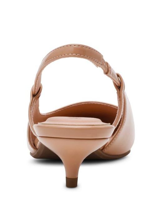 Anne Klein Brown Shorty Slingback Pump