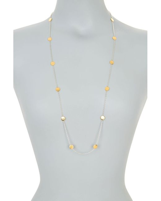Gurhan Metallic Lush Long Station Necklace In Silver At Nordstrom Rack