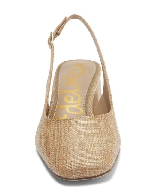 Sam Edelman Natural Terra Slingback Pump