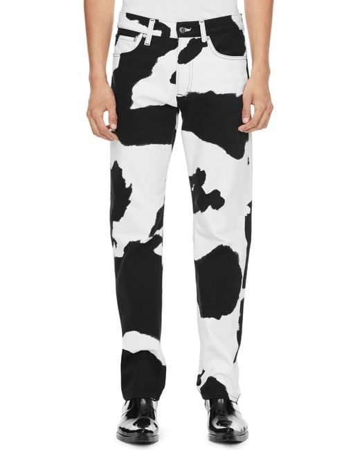 Descubrir 35+ imagen calvin klein cow print jeans