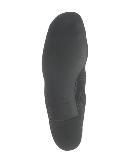 Reformation Black Marcadet Knit Ballet Flat