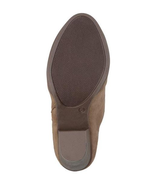 Journee Collection Brown Link Round Toe Bootie