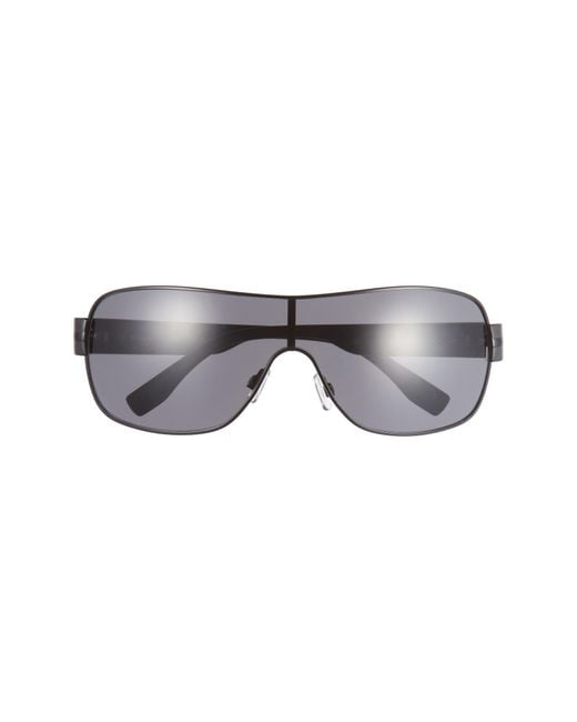 Vince Camuto Gray 132mm Shield Sunglasses