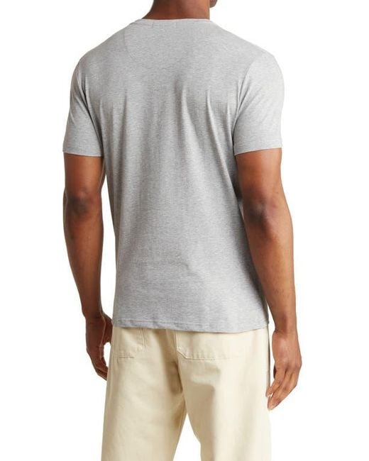 T.R. Premium Blue Solid V-Neck T-Shirt for men