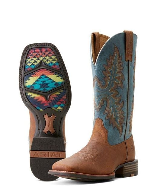 Ariat Brown Hudson Western Boot for men