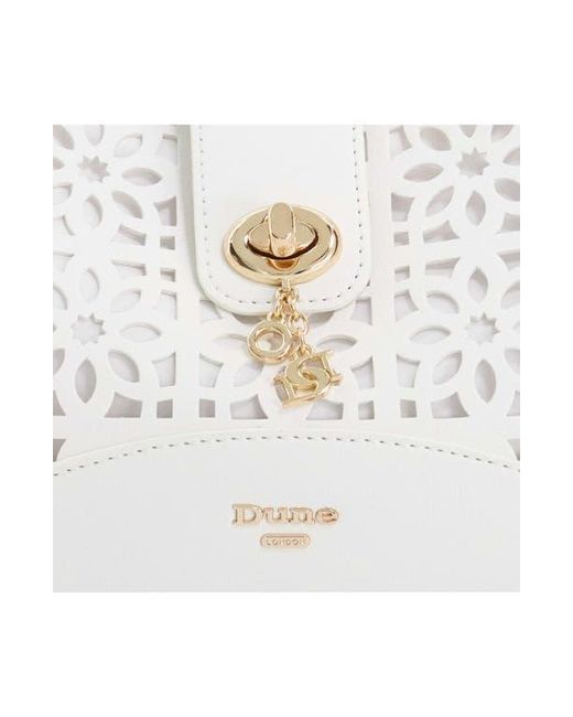 Dune White Dlaser Shoulder Bag