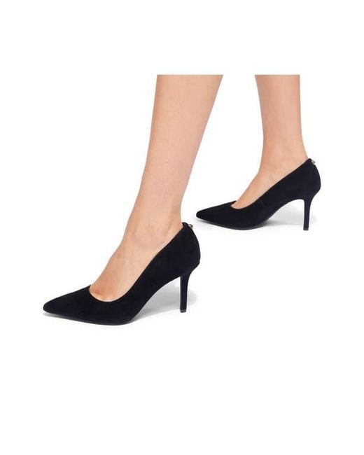 Kurt Geiger Black Pointy Toe Leather Pumps