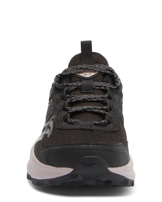 Saucony Black Excursion Tr17 Running Shoe