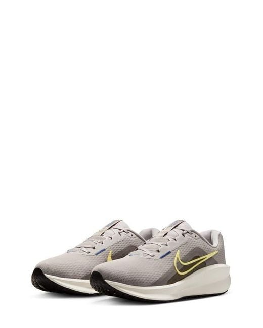 Nike White Downshifter 13 Running Shoe for men