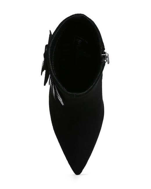 LONDON RAG Black Yarrow Bootie