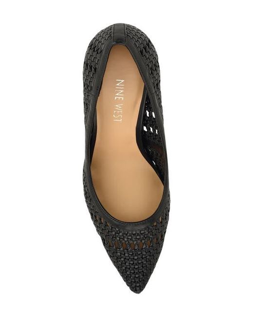 Nine West Black Elbeew Pointed Toe Pump