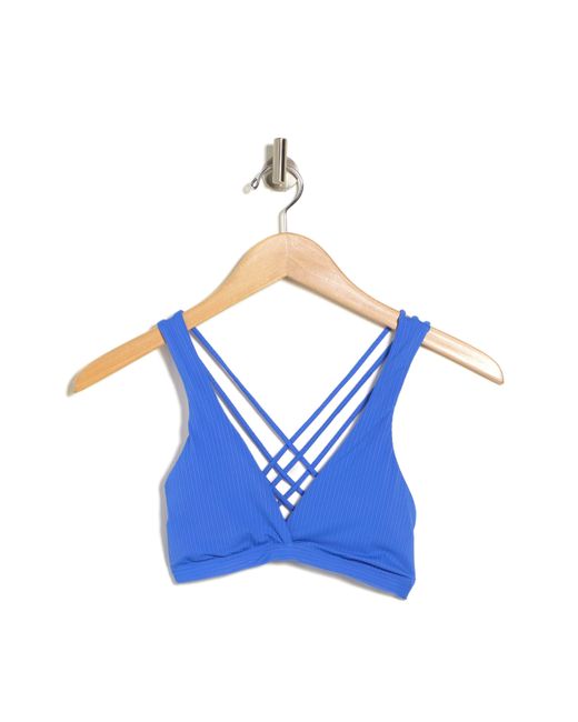 Maaji Azure Valley Reversible Triangle Bikini Top in Blue Lyst