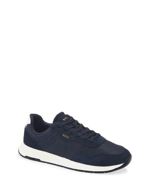 Boss Blue Titanium Sneaker for men