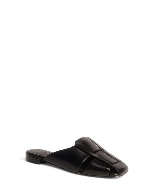 Anthony Veer Black Woven Leather Mules