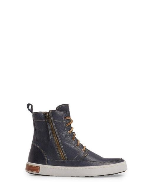 Blackstone Blue 'Cw96' Genuine Shearling Lined Sneaker Boot