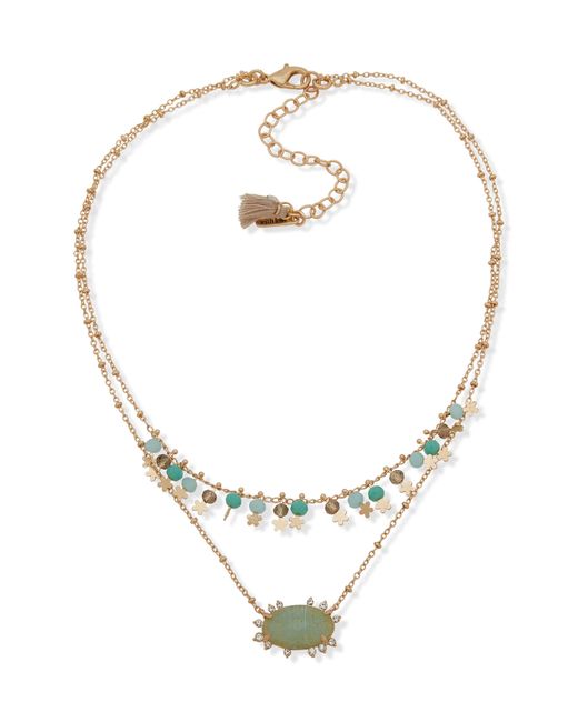 Lonna & Lilly Metallic Springtime Sparkle Layered Necklace
