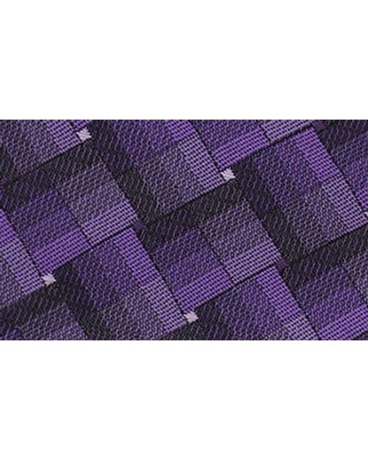 DKNY Purple Ombré Check Tie for men