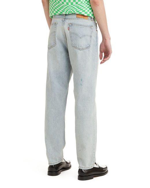 Levi's Blue 550 '92 Relaxed Fit Taper Leg Jeans for men