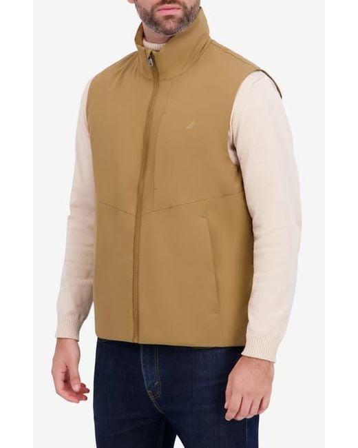 Nautica Natural Transitional Packable Vest for men