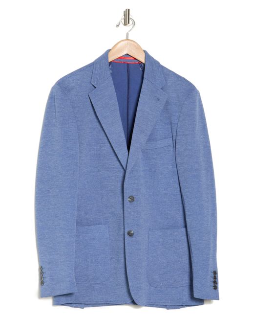 Lucky Brand Blue Mélange Knit Sport Coat for men